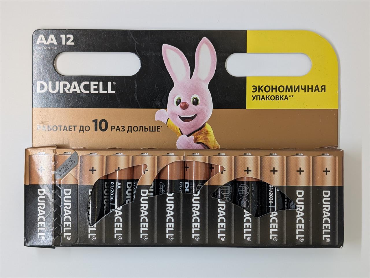 Алкалиновая батарейка DURACELL AAA
